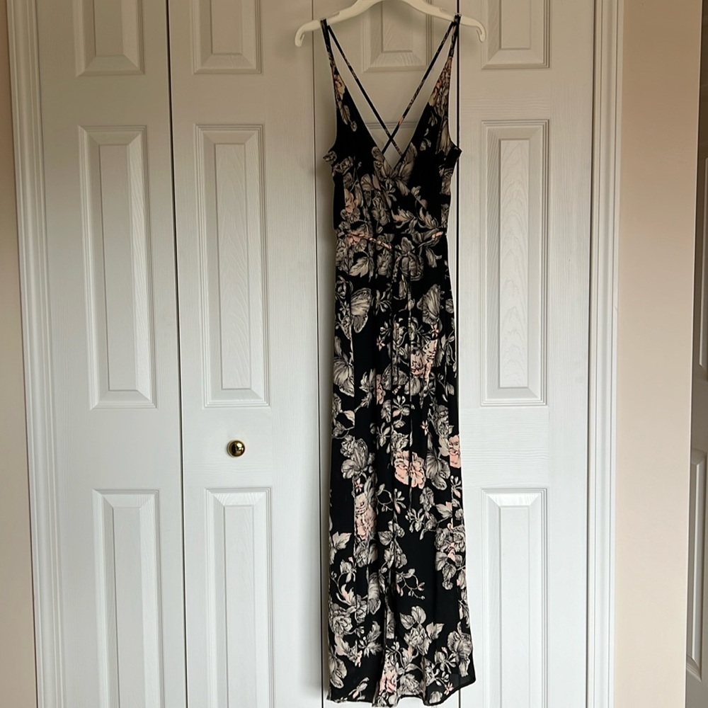 ASTR Floral Midi Dress